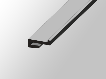 Geçmeli Z Profil Siyah