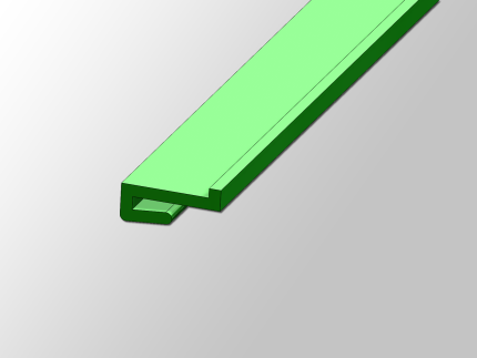 Geçmeli Z Profil Yeşil Renk